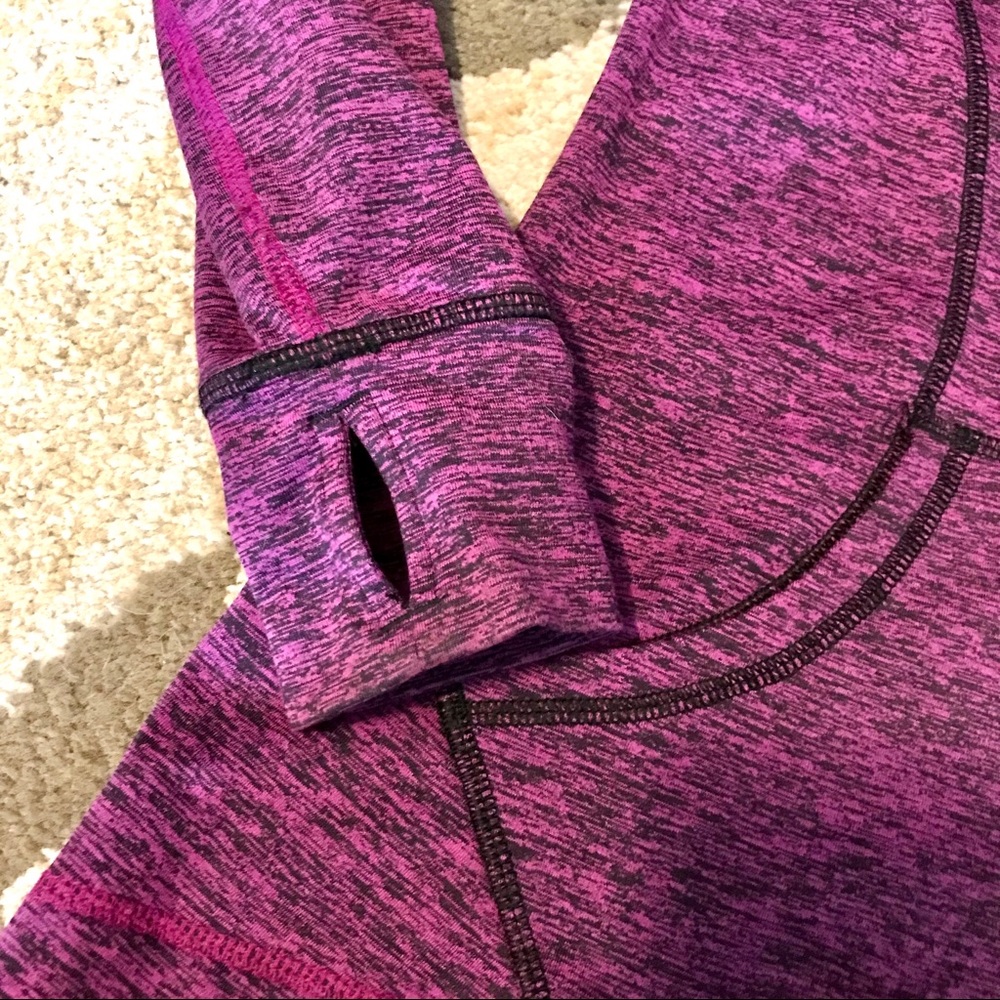 🌸3/$25 Target C9 Champion Duo Dry Zip-Up Space-dye Purple & Black Hoodie, Size S - Picture 10 of 13